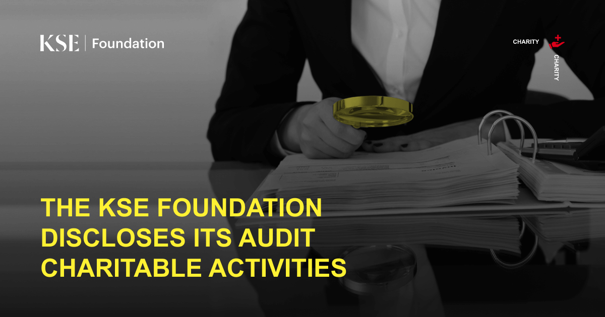 The KSE Foundation discloses its audit charitable activities