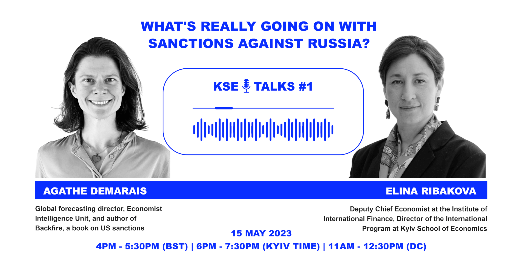 KSE Talks #1: Agathe Demarais – What’s really going on with sanctions against Russia?