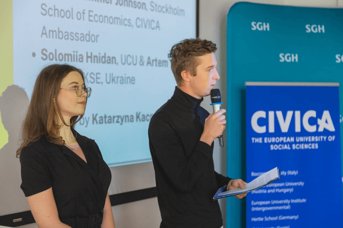 Студенти-амбасадори KSE вперше взяли участь у конференції від CIVICA у Варшаві.