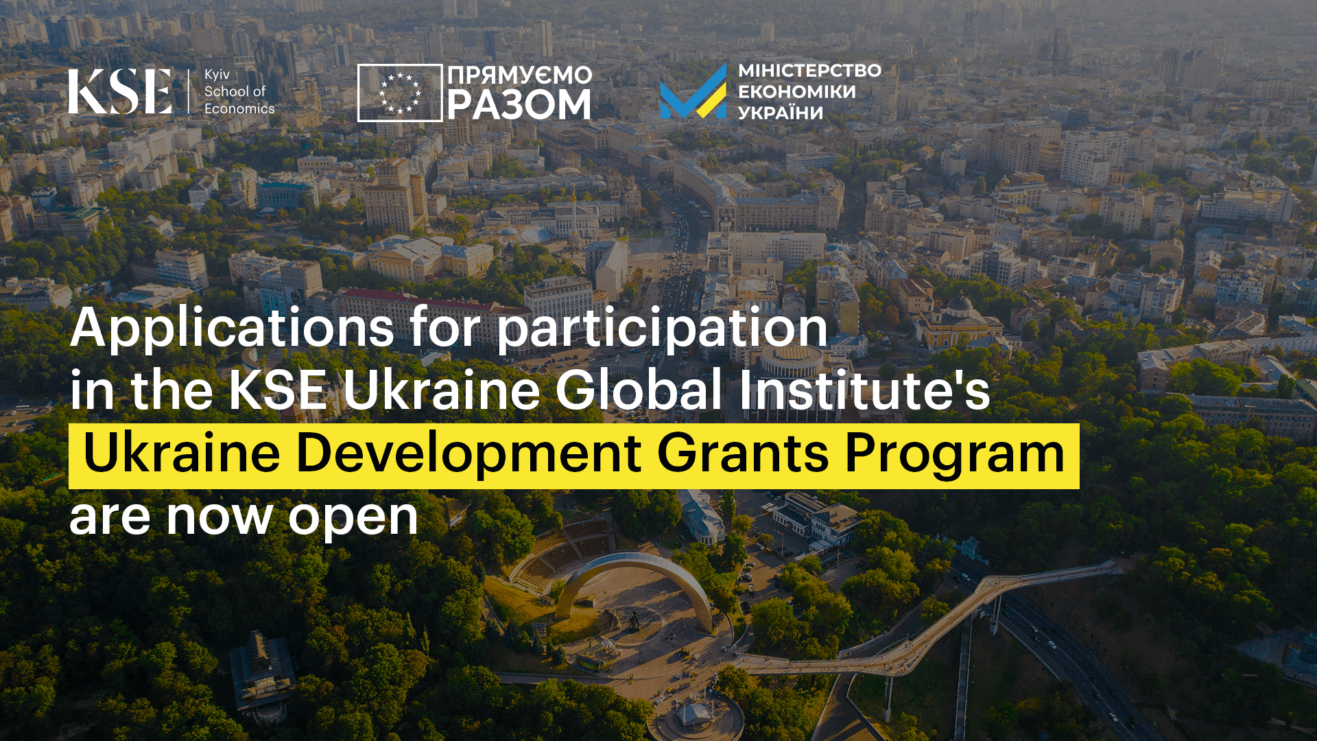 Applications for participation in the grant competition “Improving Research Work and Political Consulting for the Government by Civil Society on National Economy Issues” are now open
