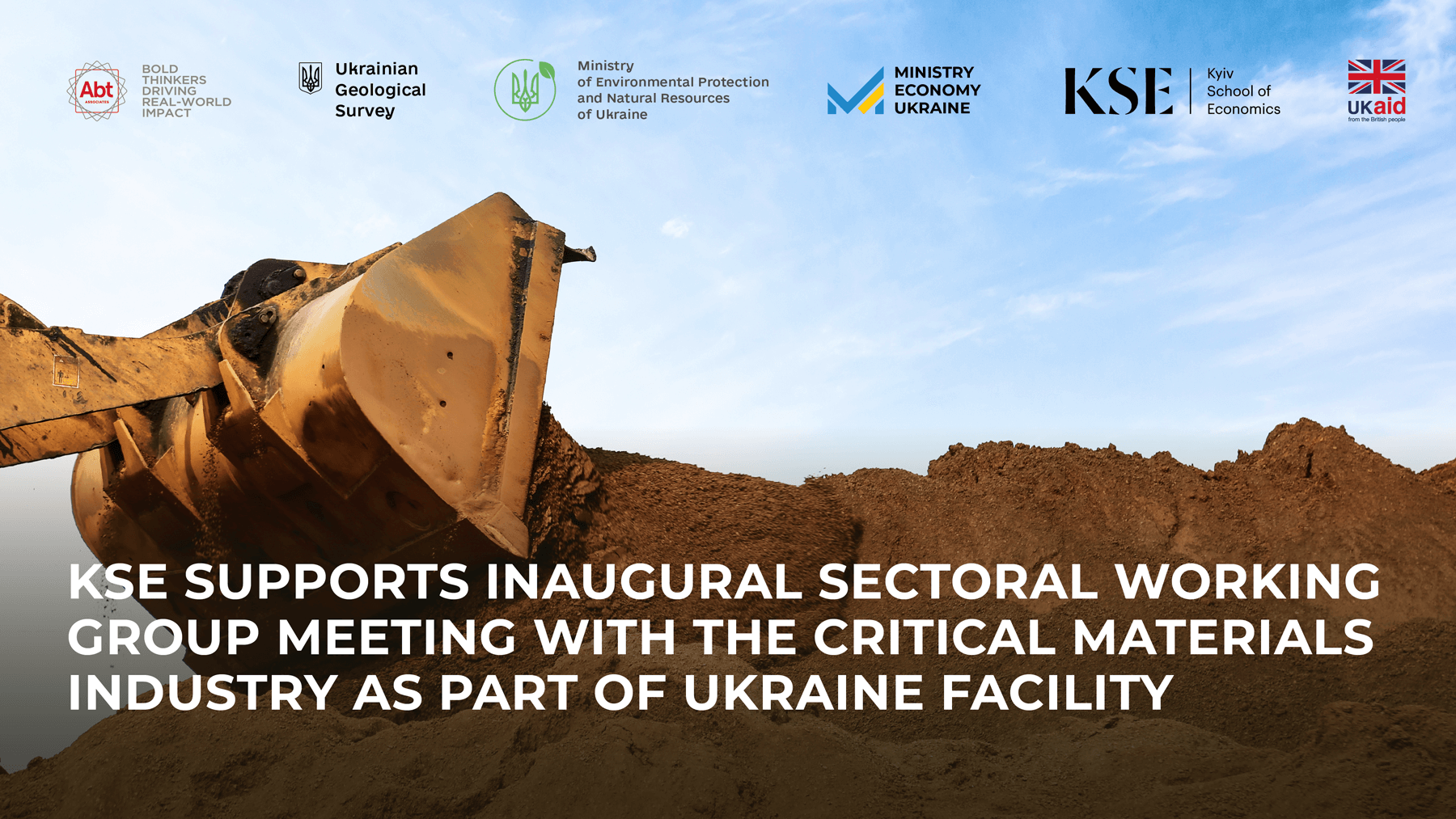 KSE Supports Inaugural Sectoral Working Group Meeting with the Critical Materials sector as part of Ukraine Facility