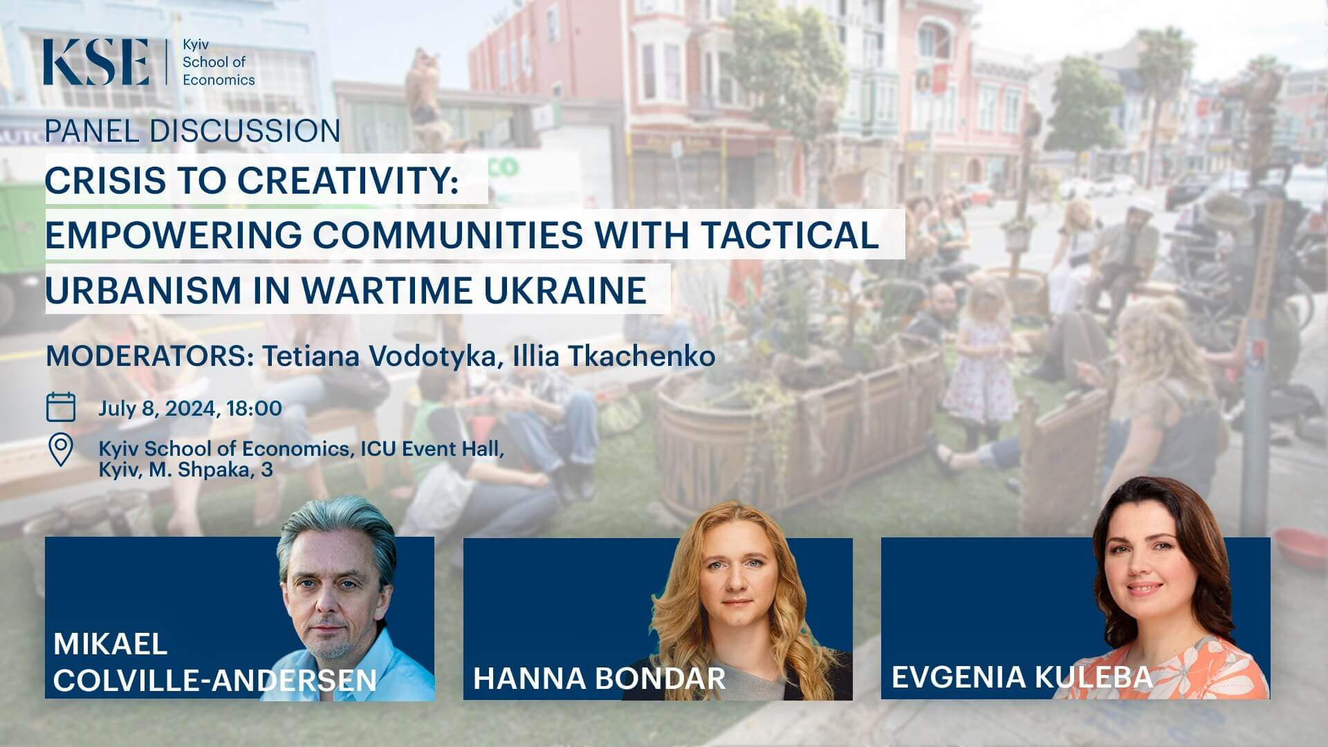 KSE invites you to a panel discussion on the problems of urbanism
