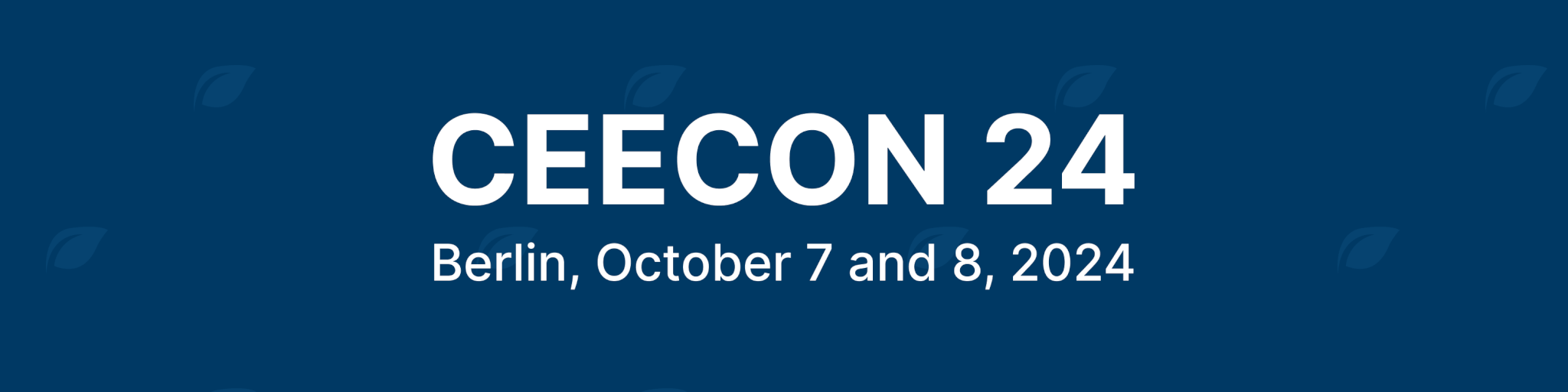 CEECON 24 Conference in Berlin, October 2024