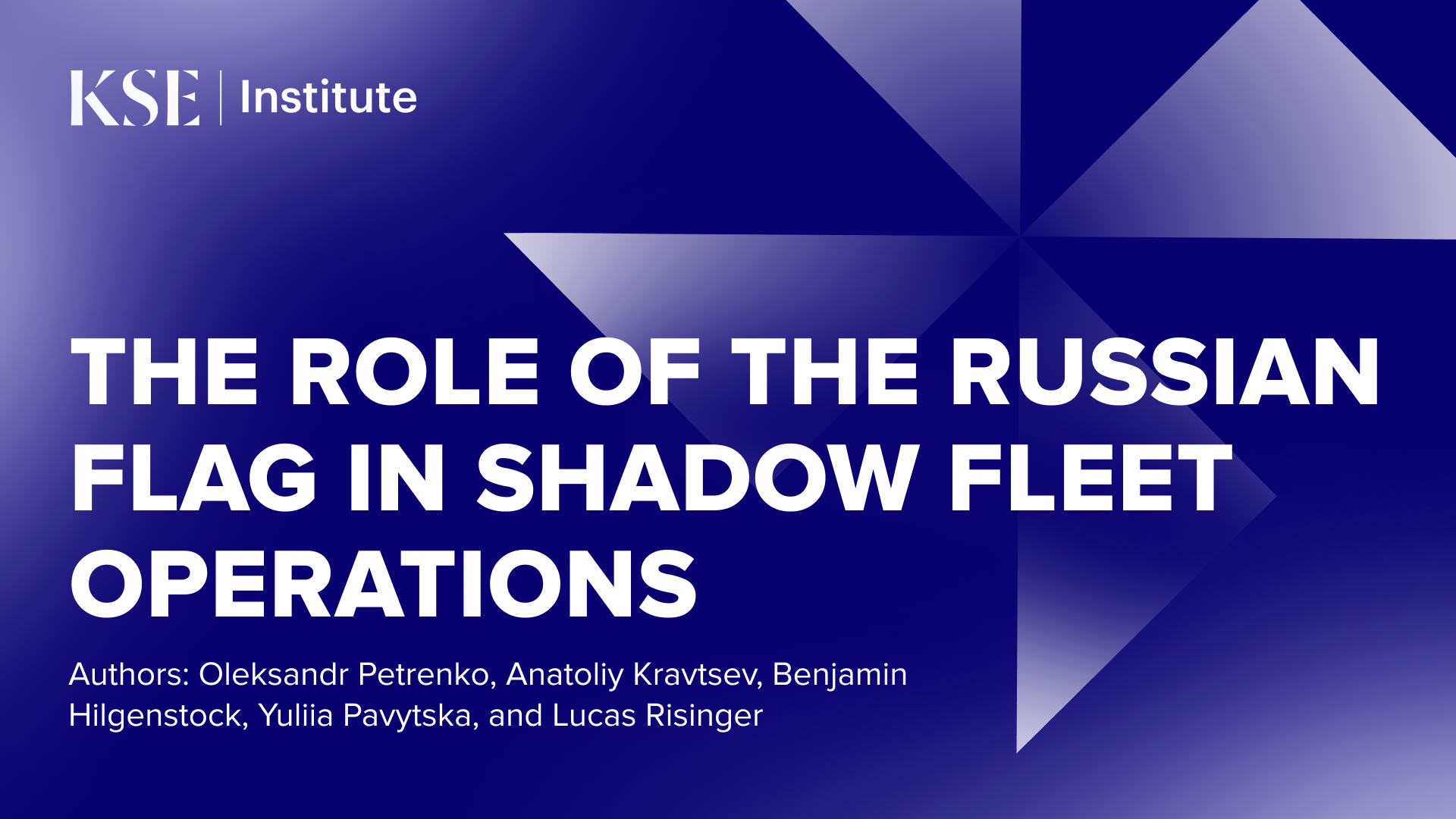 Share of Russian-Flagged Vessels in Shadow Fleet Shipments Nearly Quadruples – KSE Institute Study