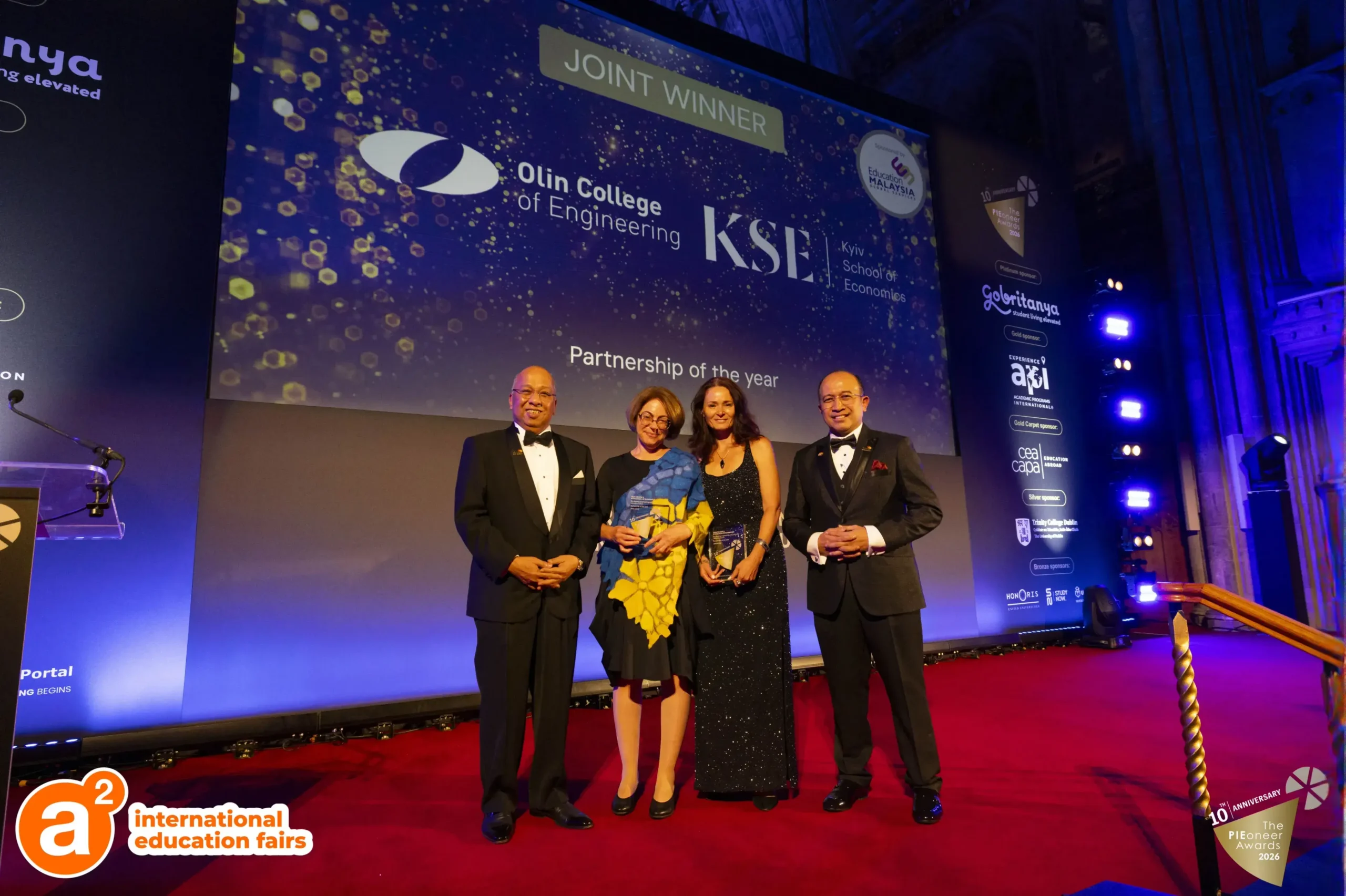 Бакалаврська програма «Дельта інженерія» KSE University та Olin College перемогла на PIEoneer Awards 2026